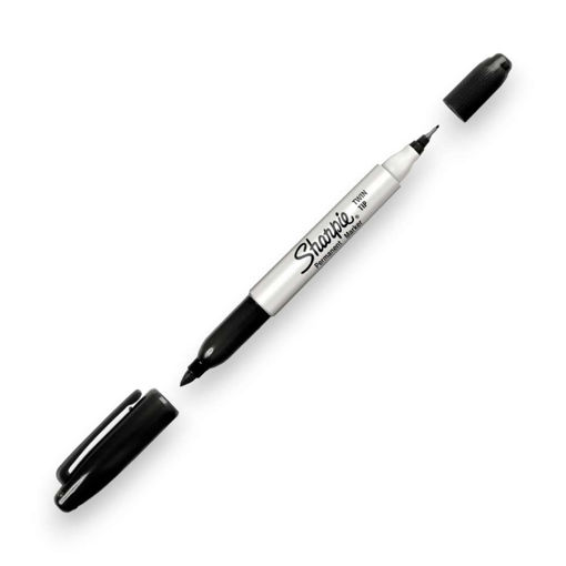 Picture of SHARPIE PERMANENT MARKER TWIN TIP - BLACK